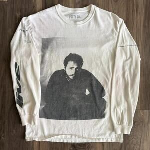 Post Malone Runaway Tour T-Shirt Men's Size M 2019 White Stained Worn